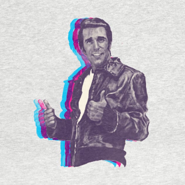 The Fonz Happy Days by HAPPY TRIP PRESS